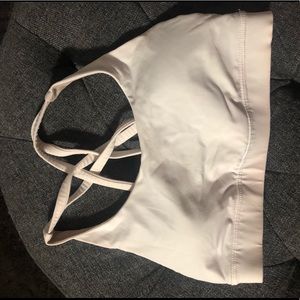 Lululemon size 4 white bra